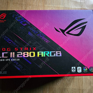 ASUS ROG STRIX LC II 280 ARGB 수냉쿨러 팝니다.