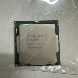 intel 서버 cpu 제온 1275V6