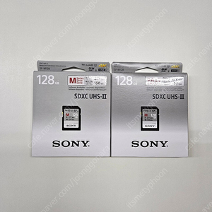 [미개봉 새제품] SONY UHS-II SDXC SF-M128 새제품 7만 원