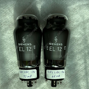 Siemens (SH) 지멘스 EL12 출력관 NOS 메치페어 판매