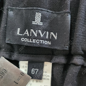 랑방컬렉션 정품 LANVIN 2020 s/s 조거팬츠 67(26인치~)