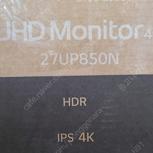 부산) lg 27인치 4k 모니터 27up850n 미개봉