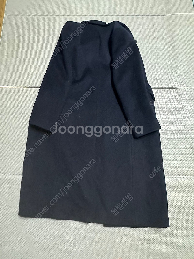 무신사 스탠다드 울 캐시미어 코트 네이비--3