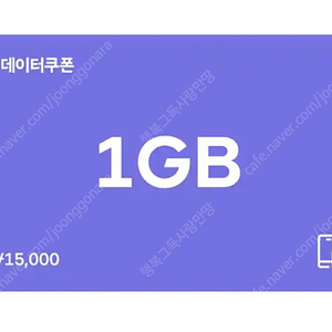 SKT 데이터 1GB