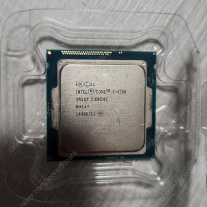 인텔 I7 4790 CPU (반값택배비 포함)