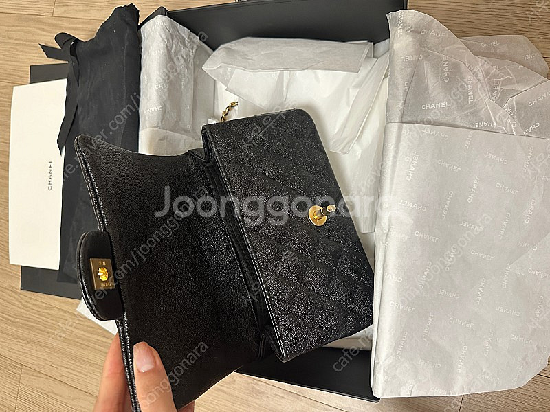 샤넬 탑핸들 캐비어 스몰 구하기 힘든 모델--1