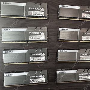 G.SKILL DDR4-3600 CL17 TRIDENT Z RGB 패키지 128GB(16Gx8) 메모리 판매합니다