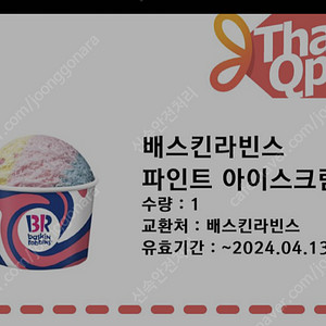 베스킨라빈스 파인트 아이스크림