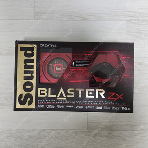 사운드 블라스터 (Sound Blaster) ZX 미개봉 새제품 팝니다.