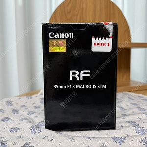 캐논 rf 35mm 1.8 보증기간 1년6개월 남았어요