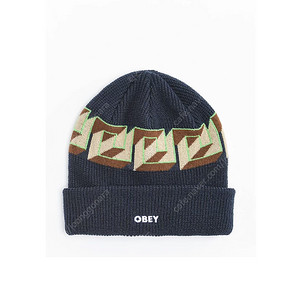 오베이 비니 Obey Hathoric Moonlit Ocean Navy Beanie (미개봉 새상품)