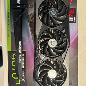 MSI 4070Ti X 슬림 그래픽카드