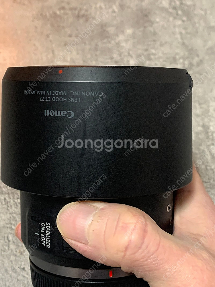 캐논 RF 85mm F2.0 렌즈 박스풀 판매합니다.--7