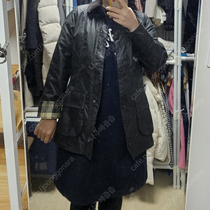 바버(Barbour) 여성 비드넬 왁스자켓 인 세이지 UK 12