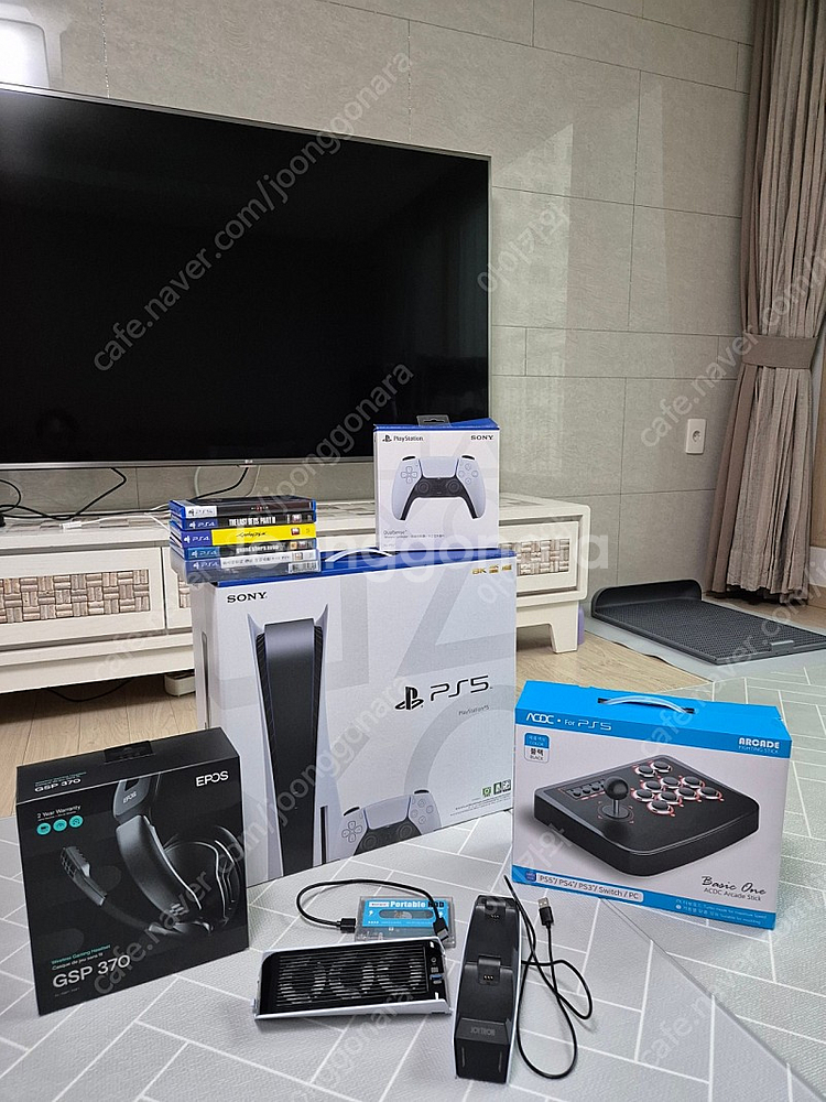 PS5 1218A 디스크 듀얼센스2 박스풀셋 무선헤드셋...--0