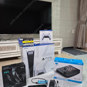 PS5 1218A 디스크 듀얼센스2 박스풀셋 무선헤드셋 조이스틱 게임등
