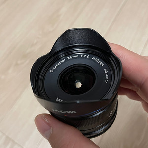 라오와 7.5mm f2 마이크로포서드 판매합니다. mft