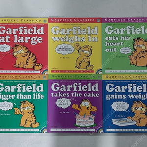 Garfield Classics 가필드 만화원서6권,DVD1집2집