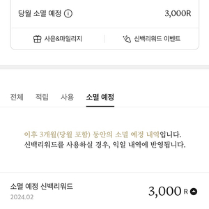 신백리워드 9300점 5천원에 팝니다.