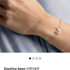 스와로브스키 Dazzling Swan 브레이슬릿 새상품