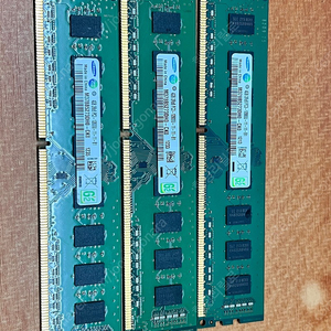 삼성 RAM 4g 2rx8 pc3-12800u 3개팝니다