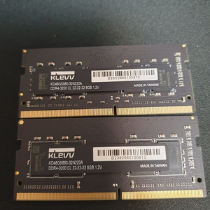 Klevv ddr4 3200 8g 노트북램 2개