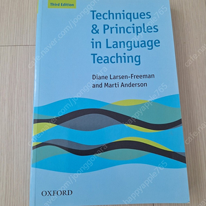 techniques & Principles in Language Teaching/테솔교재