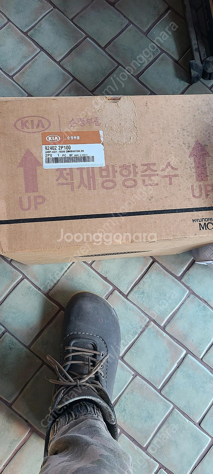 쏘렌토r led후미등 좌측,조수석 신품--2