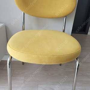 패브릭 의자(거실의자) 노란색 판매
