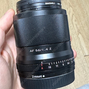 z마운트 빌트록스 56mm f1.4 판매합니다. (apc-s)