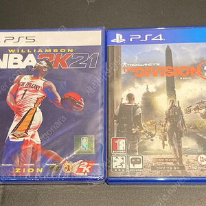 ps5 nba2k21(미개봉) + ps4 디비전2(개봉)