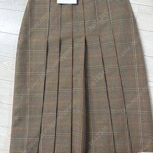 CDSD classic pleated skirt check S / 체크 스커트