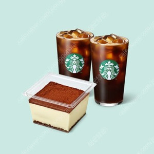 스타벅스 촉촉한 티라미수세트