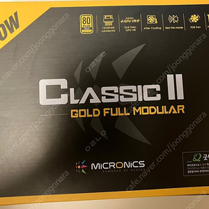 파워 마이크로닉스 Classic II 750W 80PLUS GOLD 230V EU 풀모듈러 팝니다