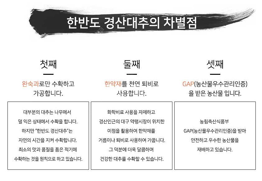 경산대추 선물세트 팔아요(미개봉 새제품 2.5만원)--2