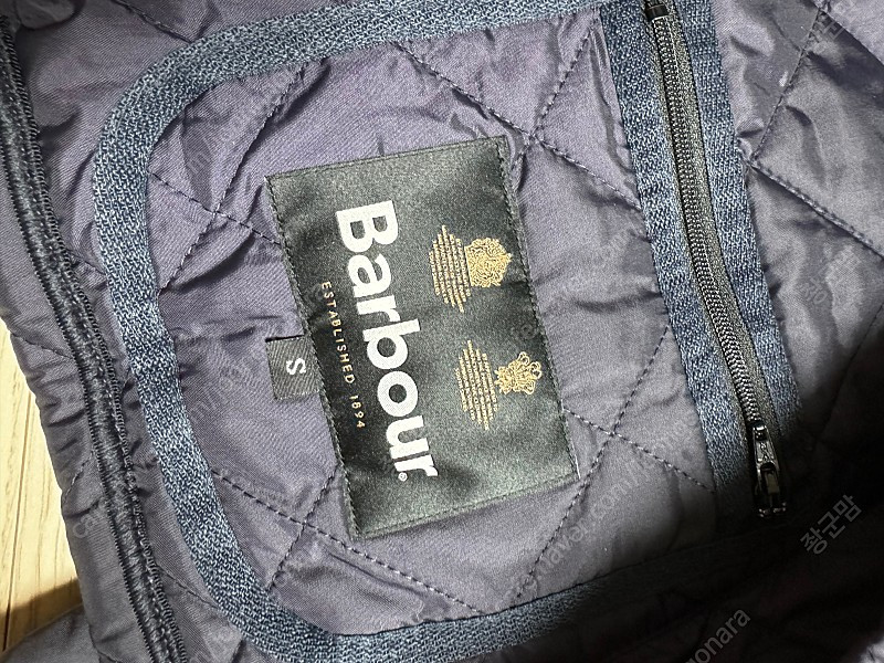 바버 barbour 헤리티지 리데스데일 S 네이비 새상품--3