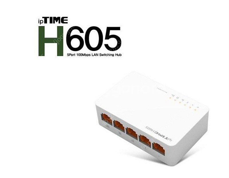 ip TIME 5포트 스위칭허브 H605--1
