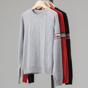 타이틀리스트 남여 CABLE ROUND NECK SWEATER