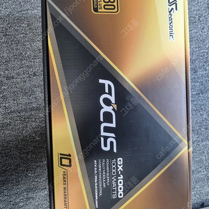 시소닉 NEW FOCUS GX-1000 White GOLD Full Modular ATX 3.0