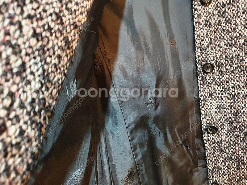 정품 이태리 버버리 모직코트 여성 55--5