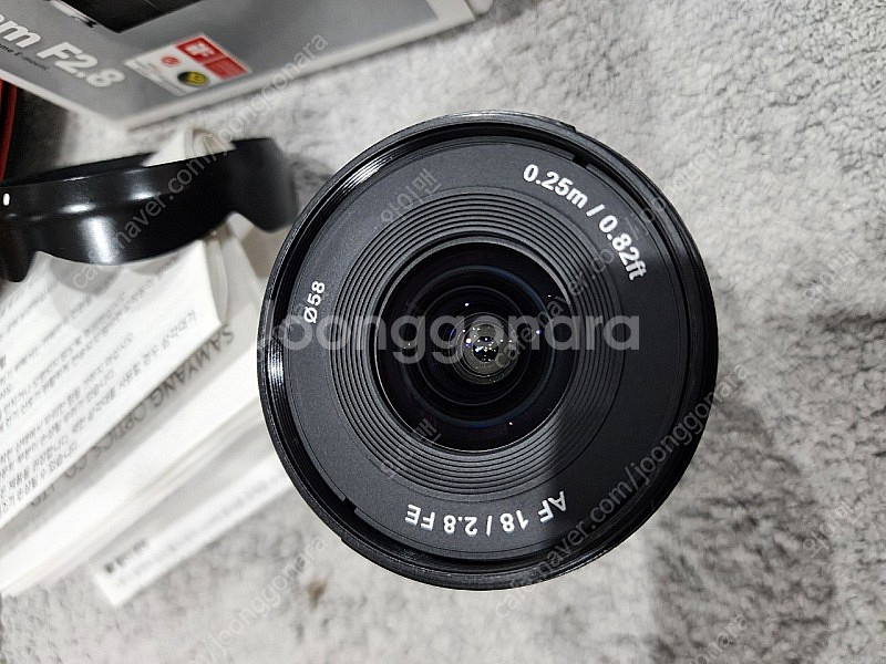삼양렌즈 18mm 2.8 소니마운트--2