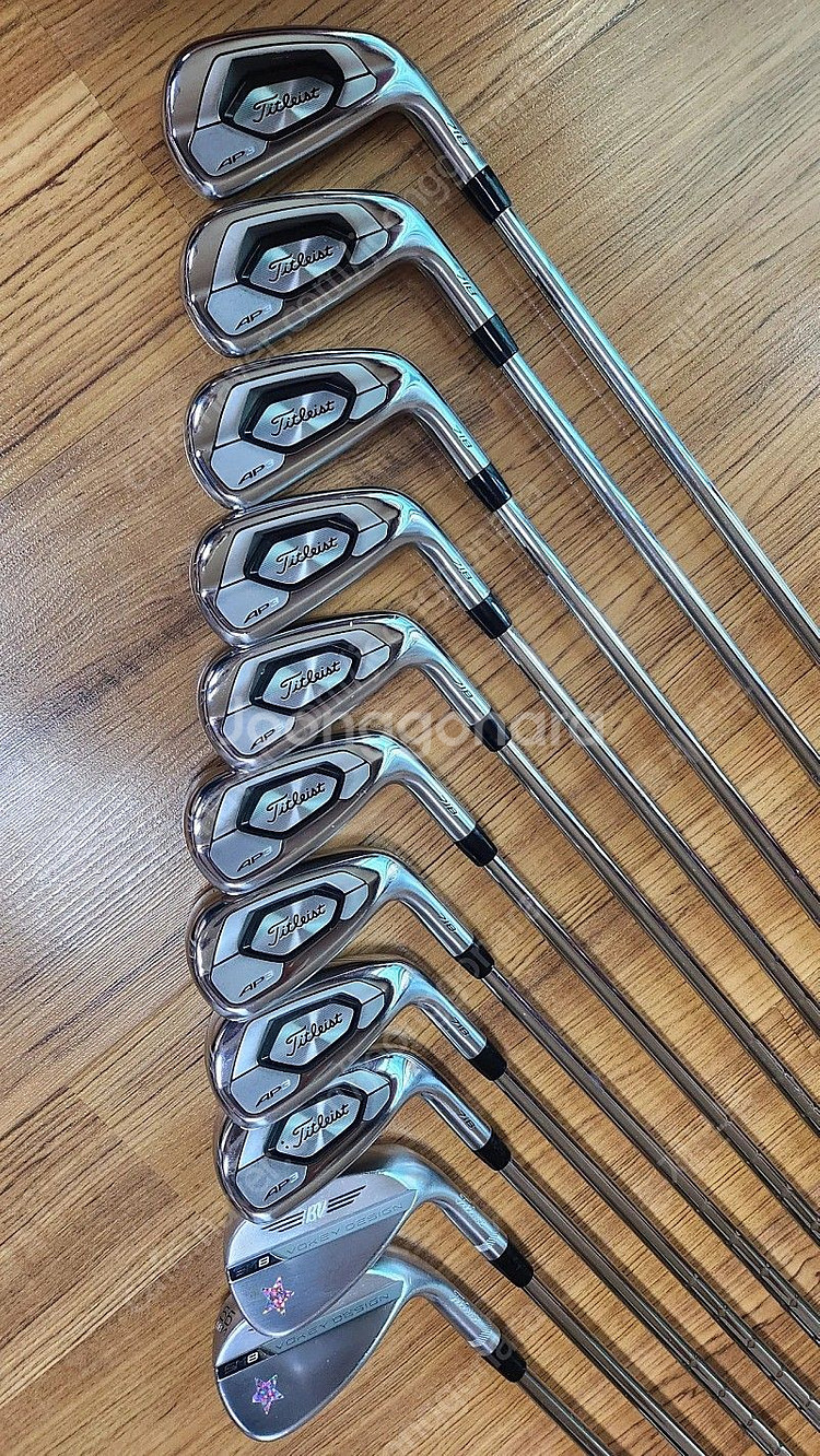 가격다운ㅡ타이틀리스트 718AP3 950GH 경량스틸 S 아시안스펙 정품 7ㅡ아이언 판매합니다.--7