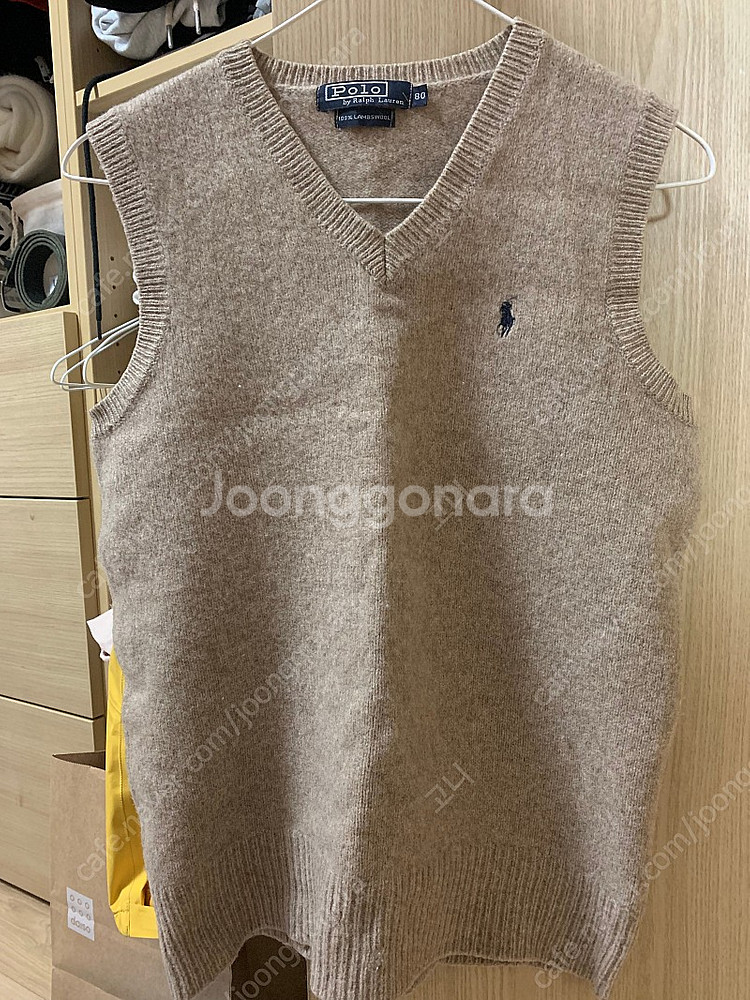 폴로 램스울 조끼--0
