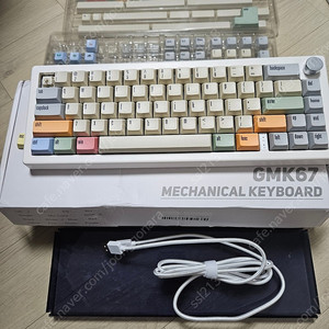 GMK67 키보드 + mmd크림v4 + 파스텔 키캡