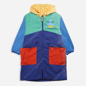 보보쇼즈 Color block parka