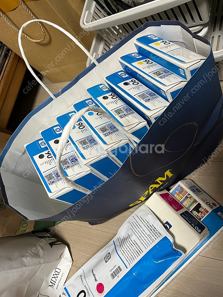 Hp 90 플로터 잉크, 헤드 카트리지 팝니다--1