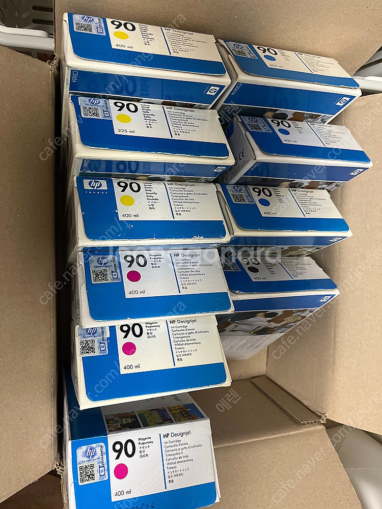 Hp 90 플로터 잉크, 헤드 카트리지 팝니다--2