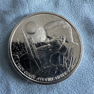 아폴로11호 달착륙 은화 (순도999)