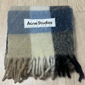 아크네 acne studios 블루베이지블랙 머플러팝니다