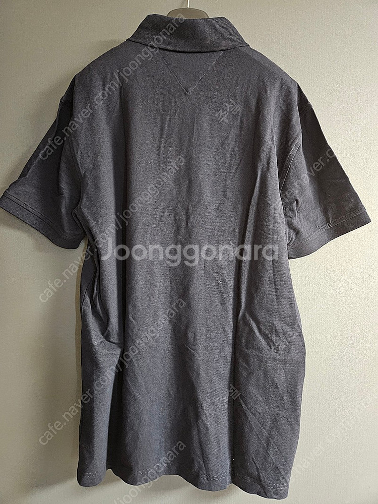 새제품 타미 힐피커 폴로 셔츠 슬림핏 라지 사이즈 네이비--1